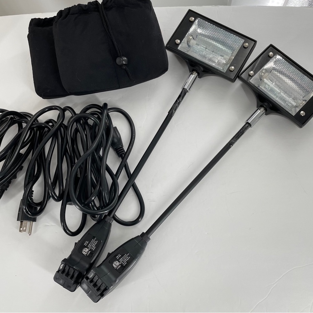 Intertek Halogen Lights for Trade Show Booth, 200W, Model # 16348B-1